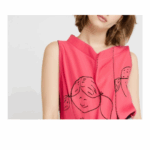 Bright Pink Hand-Embroidered Jacket – “Smile” - Image 4