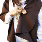 Brown Poncho – “Classic Charm”