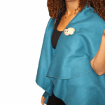 Teal Poncho – “Cultural Muse” - Image 2