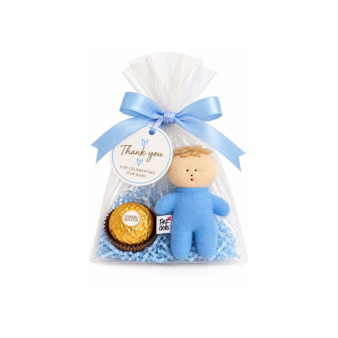 2 PAF Dolls Baby Boy Shower Gift Bundle - Image 1
