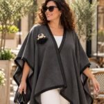 Dark Grey Poncho Doll - Image 2